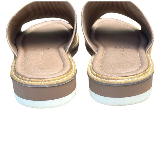 Kelly & Katie Ari Stretch Woven Upper Slide Sandal in Dune - Picture 6 of 8